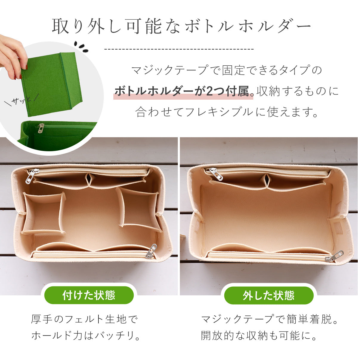 バッグインバッグ 箱型 アンコール Annekor