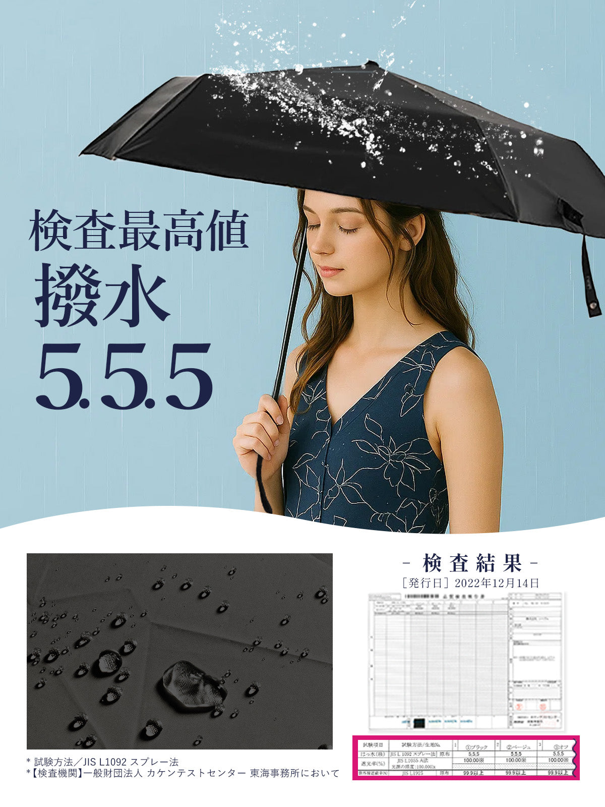 完全遮光の折りたたみ日傘|ALUCOOL プティ 22cm 軽量モデル 晴雨兼用・UVカット率99.9%・遮熱&撥水機能付き