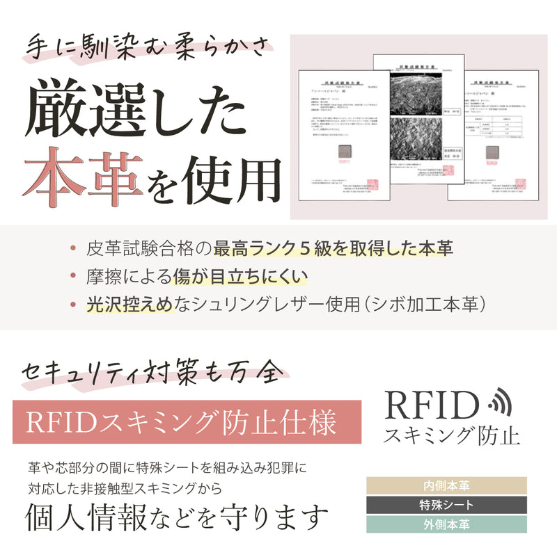 極薄0.7cm！二つ折り財布 レディース｜ 薄いミニ財布 本革 スキミング防止 コンパクト キャッシュレス財布