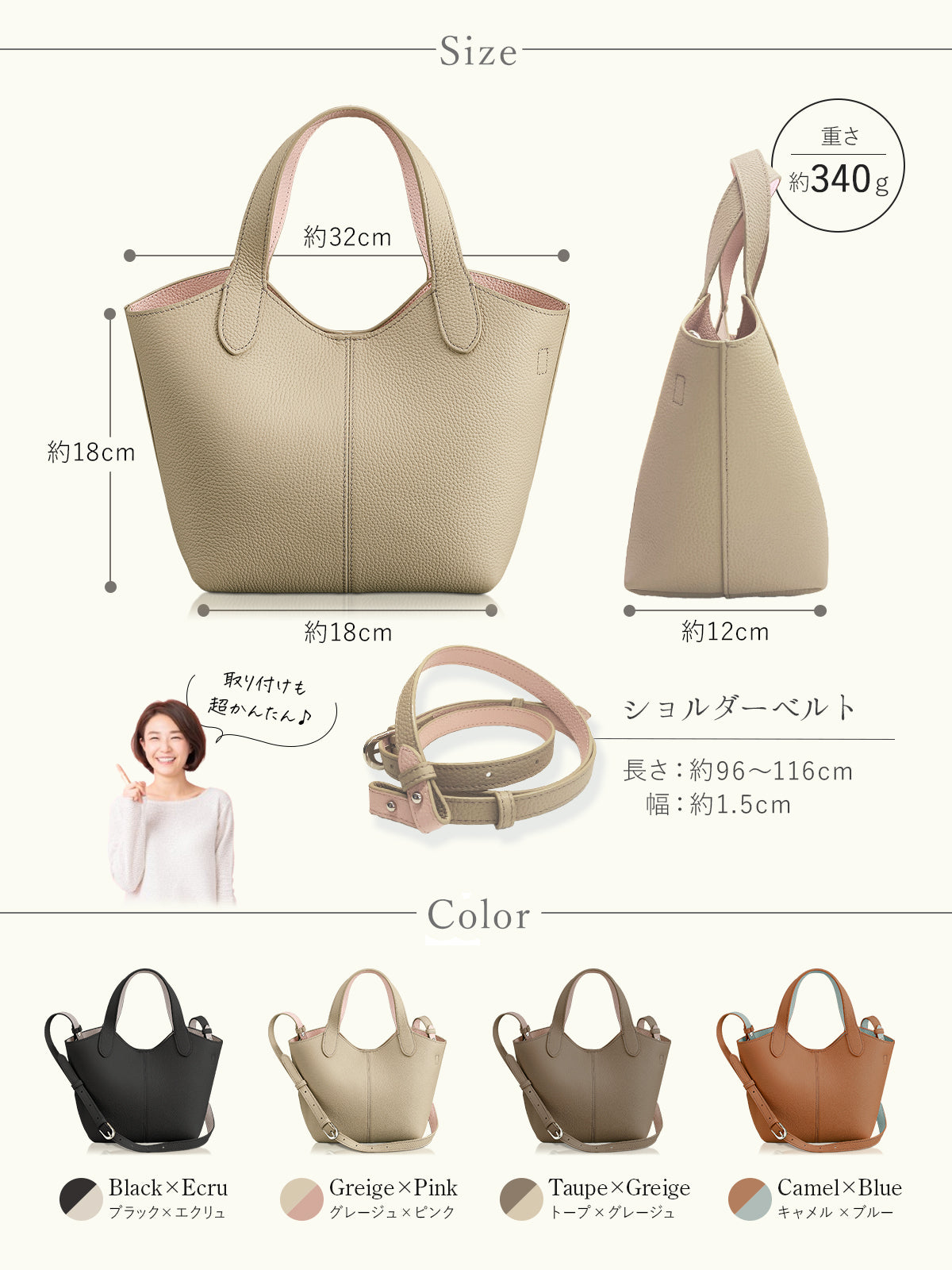 ミニトートバッグ ショルダーバッグ 本革 レディース ハンドバッグ 軽量 シュリンクレザー