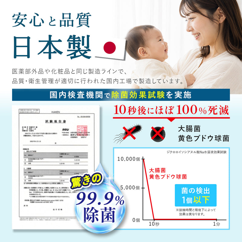 次亜塩素酸粉末 【圧倒的コスパ除菌！日本製】 塩素 次亜塩素酸水 生成パウダー 100g 除菌 消臭 ウイルス対策 プール 高濃度 大容量